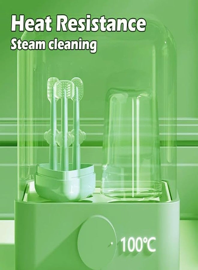 VALUEVIBES Soft Oral Cleaning Brush, 3 In1 Silicone Toothbrush Set, Baby Toothbrush and Baby Tongue Cleaner for Toddler Oral Care, Oral Care Set for Kids With Travel Case, Bpa Free Soft Silicone brush for 6 Month To 24 Months (BLUE, M) - Image 5